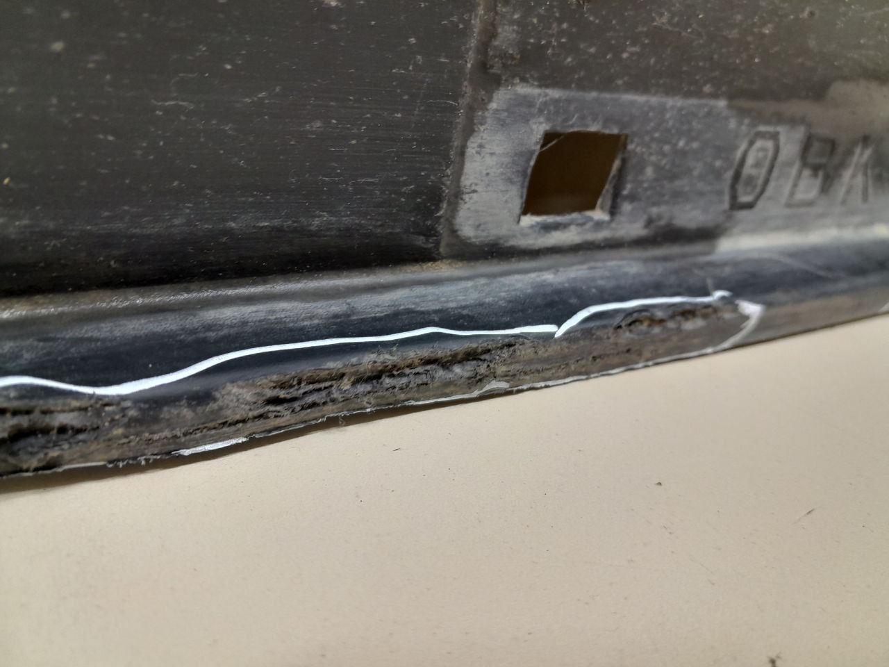 Накладка на порог (наружная) Subaru Outback (BR/B14) 2009-2014