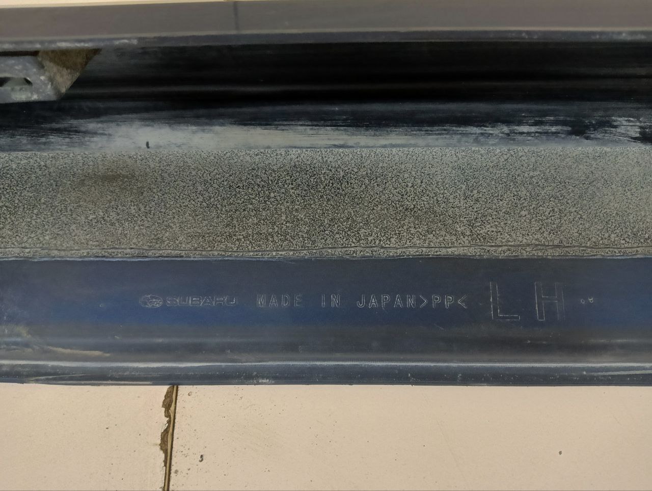 Накладка на порог (наружная) Subaru Legacy (B14) 2010-2015