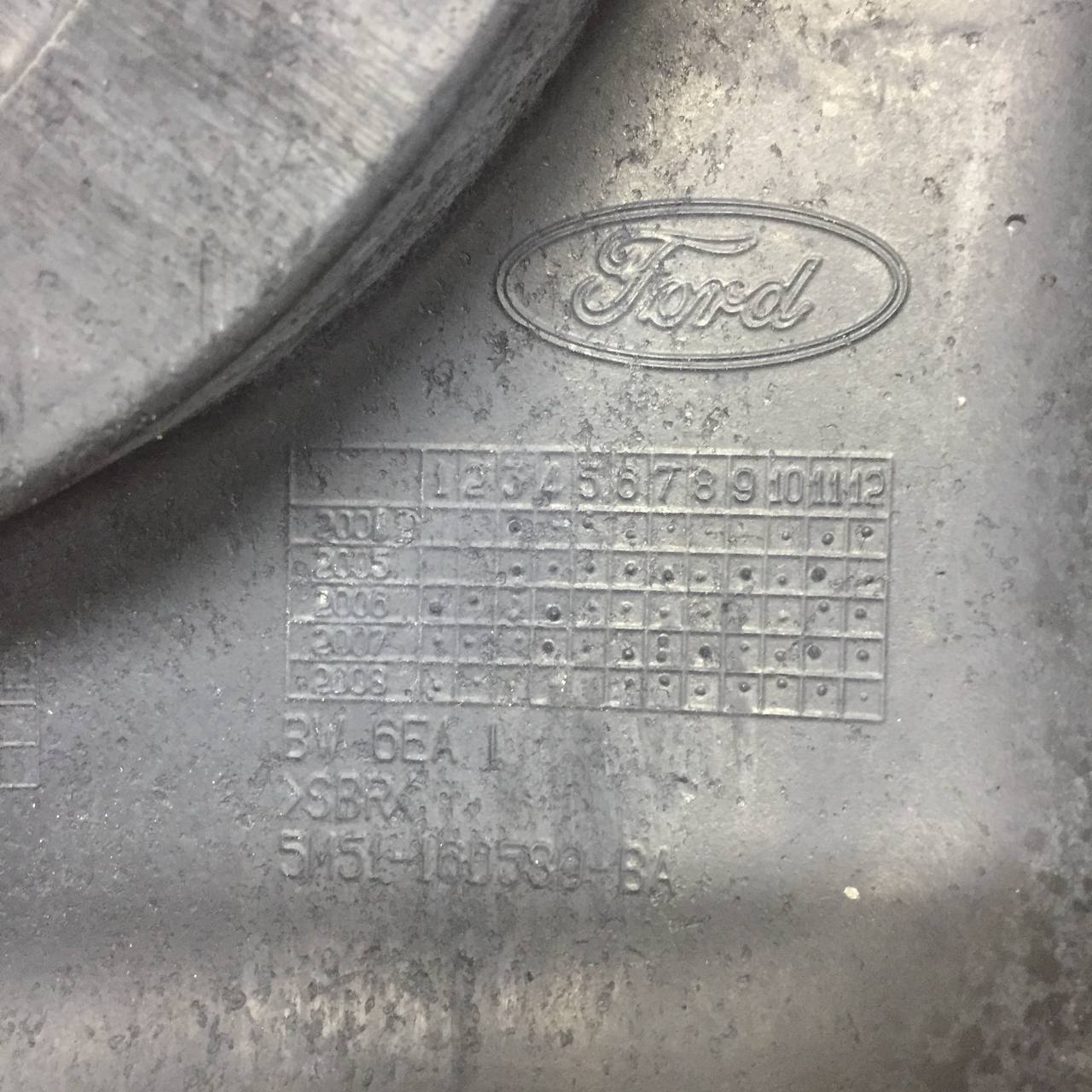Брызговик задний левый Ford Focus 2 (DB) 2008-2011 Брызговик задний левый Ford Focus 2 (DB) 2008-2011