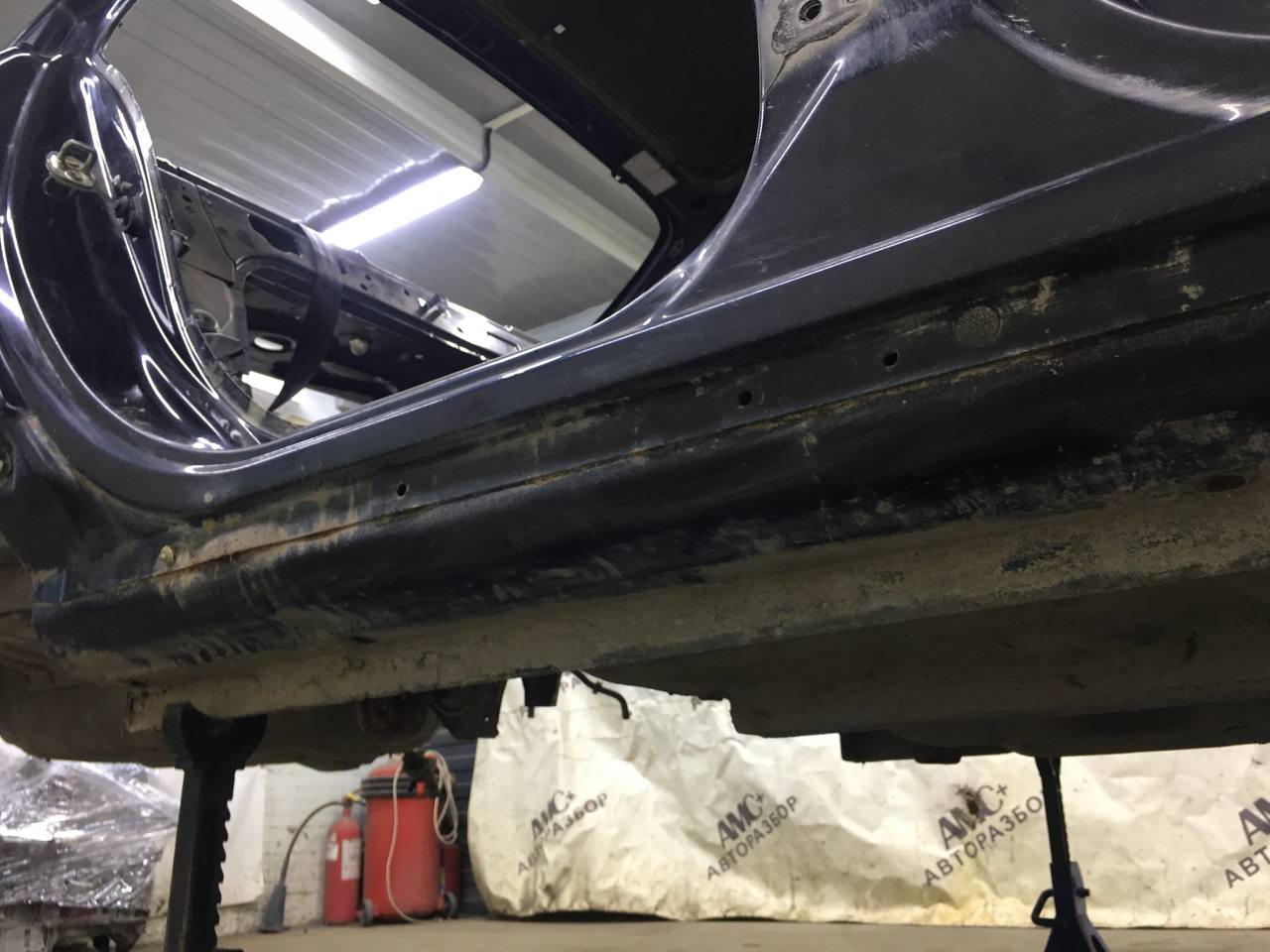 Порог со стойкой правый Nissan Primera (P12) 2002-2007