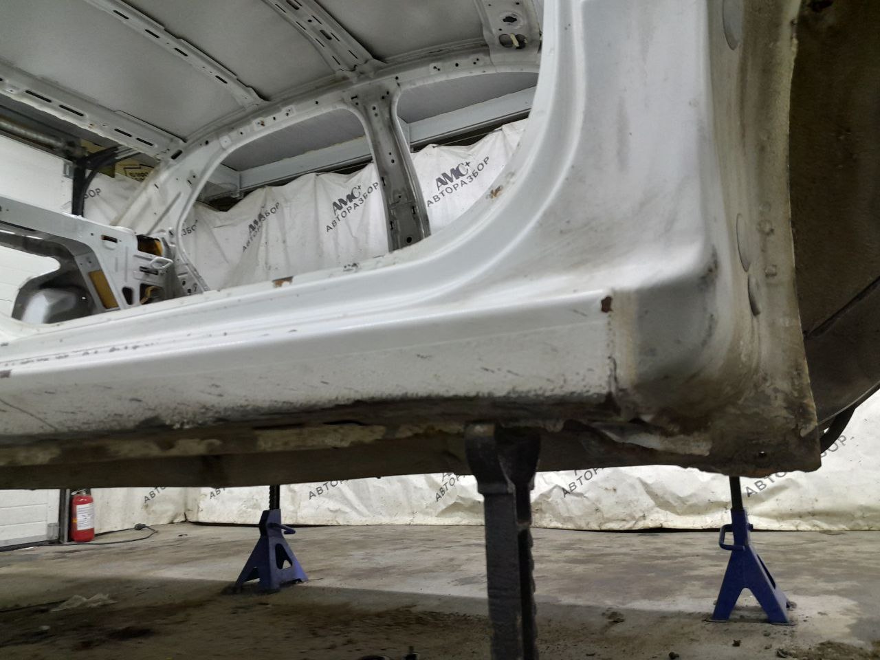 Порог со стойкой правый Chevrolet Cobalt (T250) 2011-2015