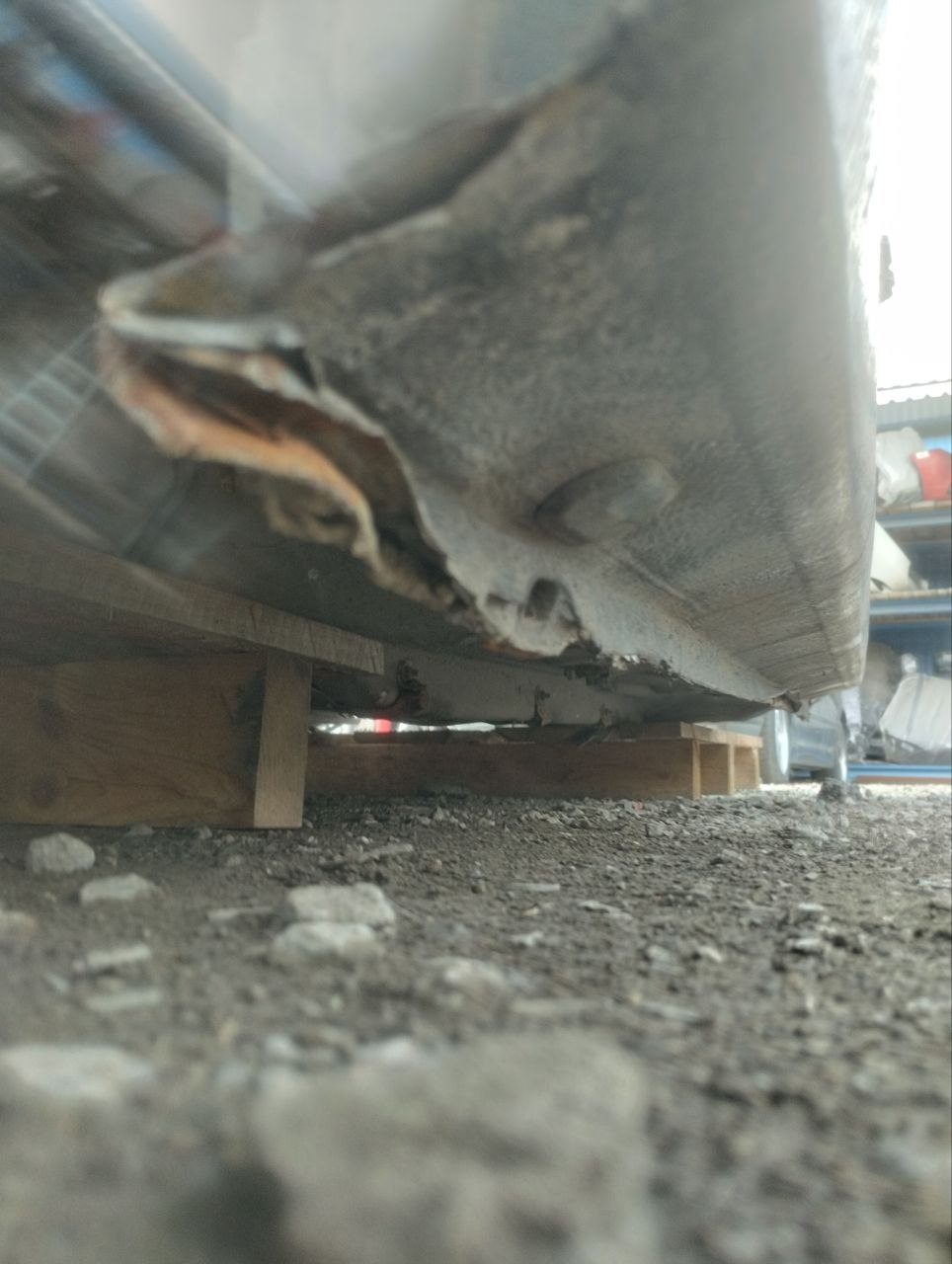 Порог со стойкой правый Renault Logan (1) 2005-2014