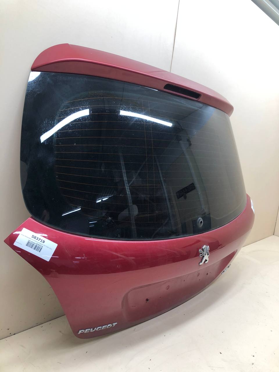Дверь багажника со стеклом Peugeot 207 2006-2013