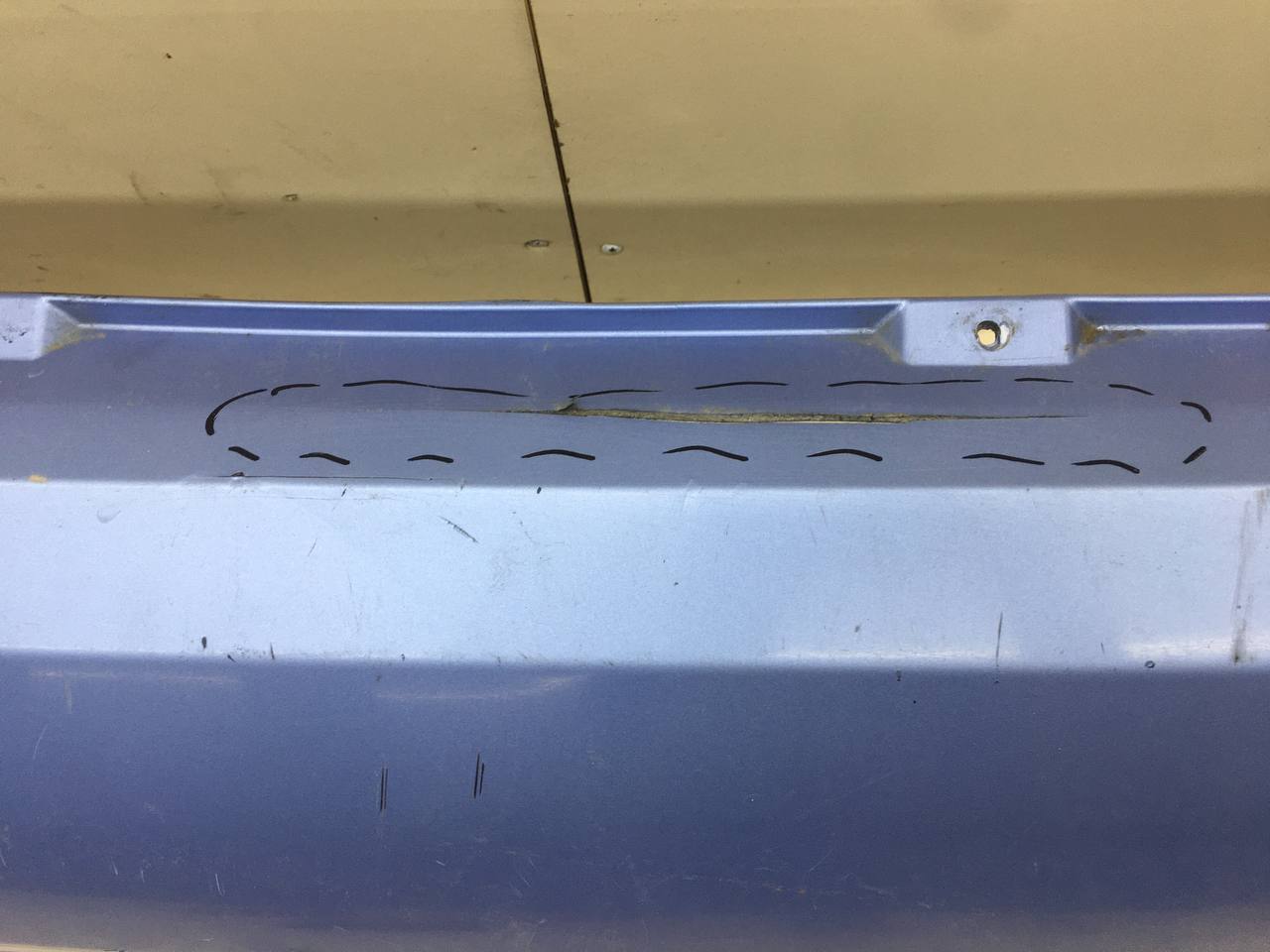 Бампер задний Kia Picanto (BA) 2005-2011