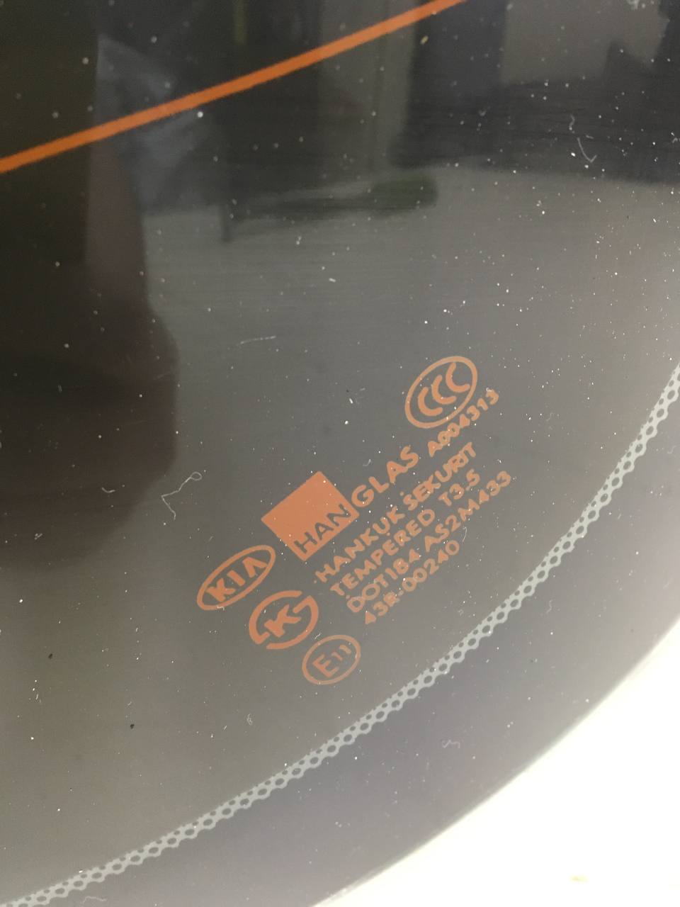 Стекло заднее Kia Spectra (SD) 2004-2011