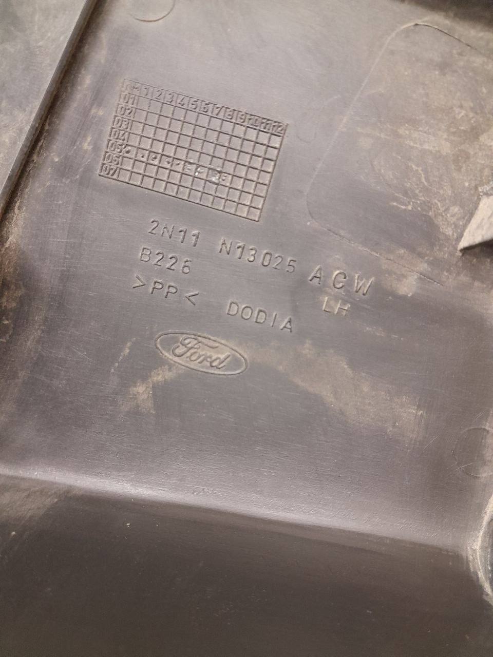Обшивка багажника Ford Fusion (JU) 2002-2012
