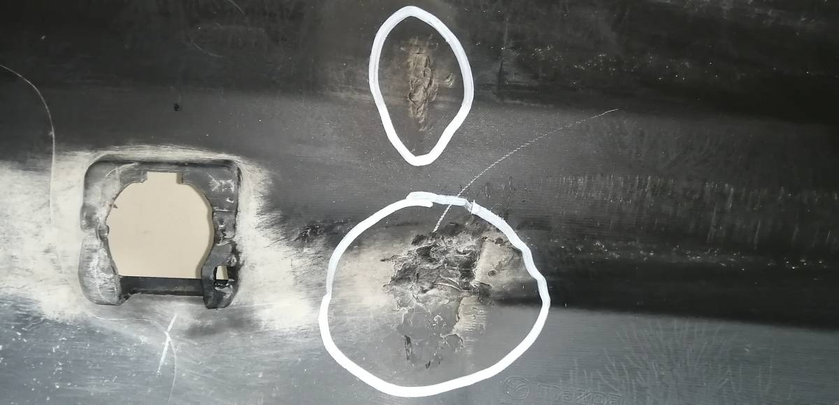 Бампер задний Mazda CX-7 (ER) 2006-2012