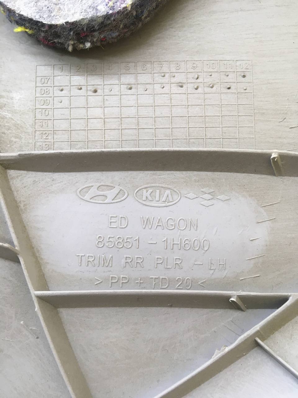 Обшивка стойки Kia Ceed (ED) 2007-2012 Обшивка стойки Kia Ceed (ED) 2007-2012