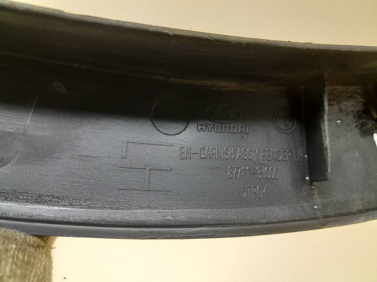 Накладка переднего крыла левого Hyundai ix55 2007-2013
