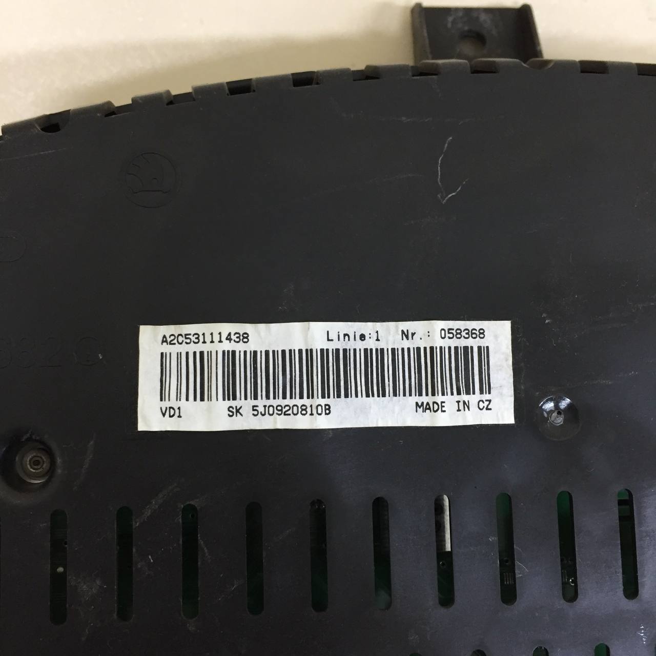 Панель приборов Skoda Fabia (5J) 2007-2014 Панель приборов Skoda Fabia (5J) 2007-2014