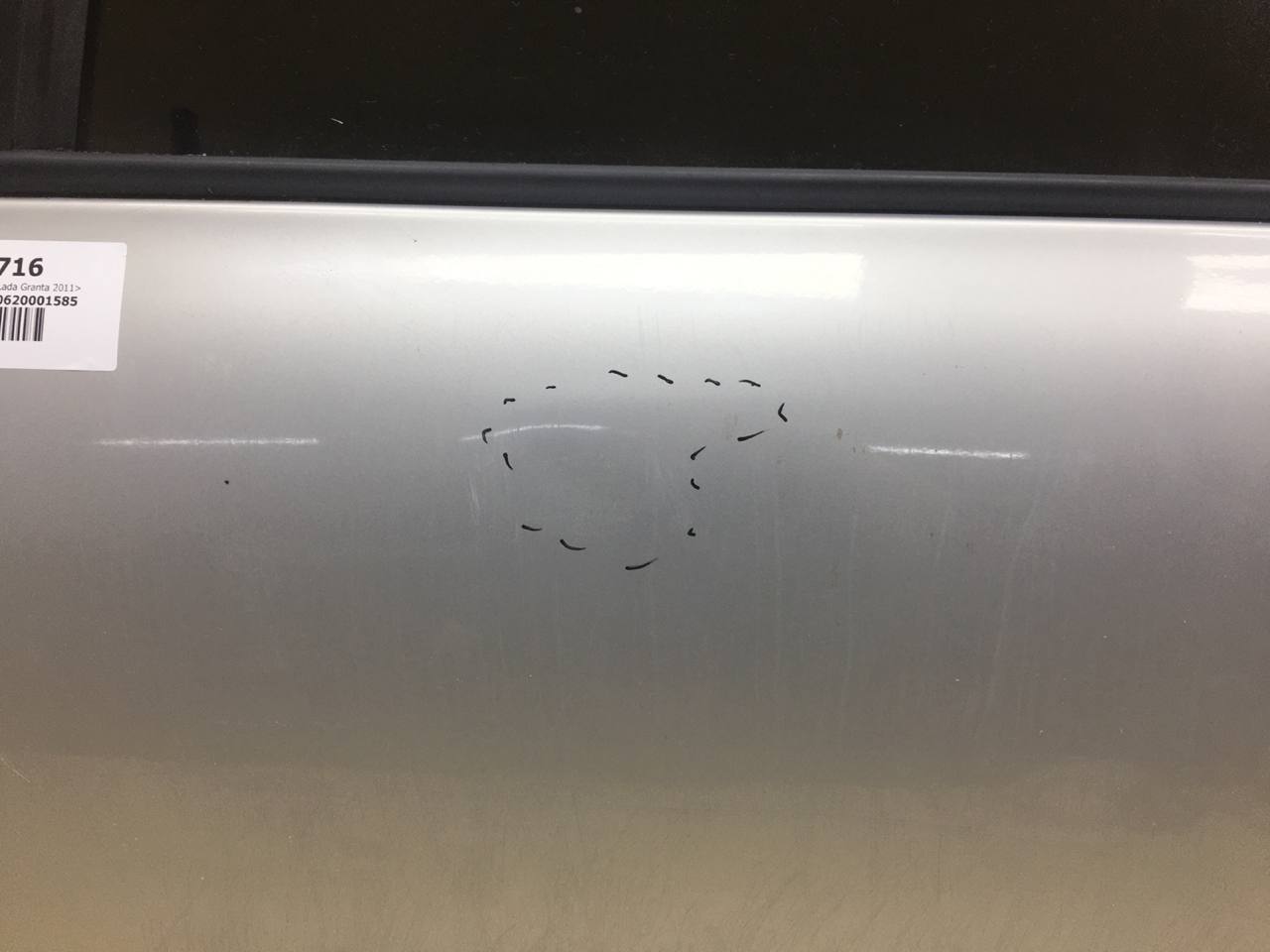 Дверь задняя левая Lada Granta 2011>