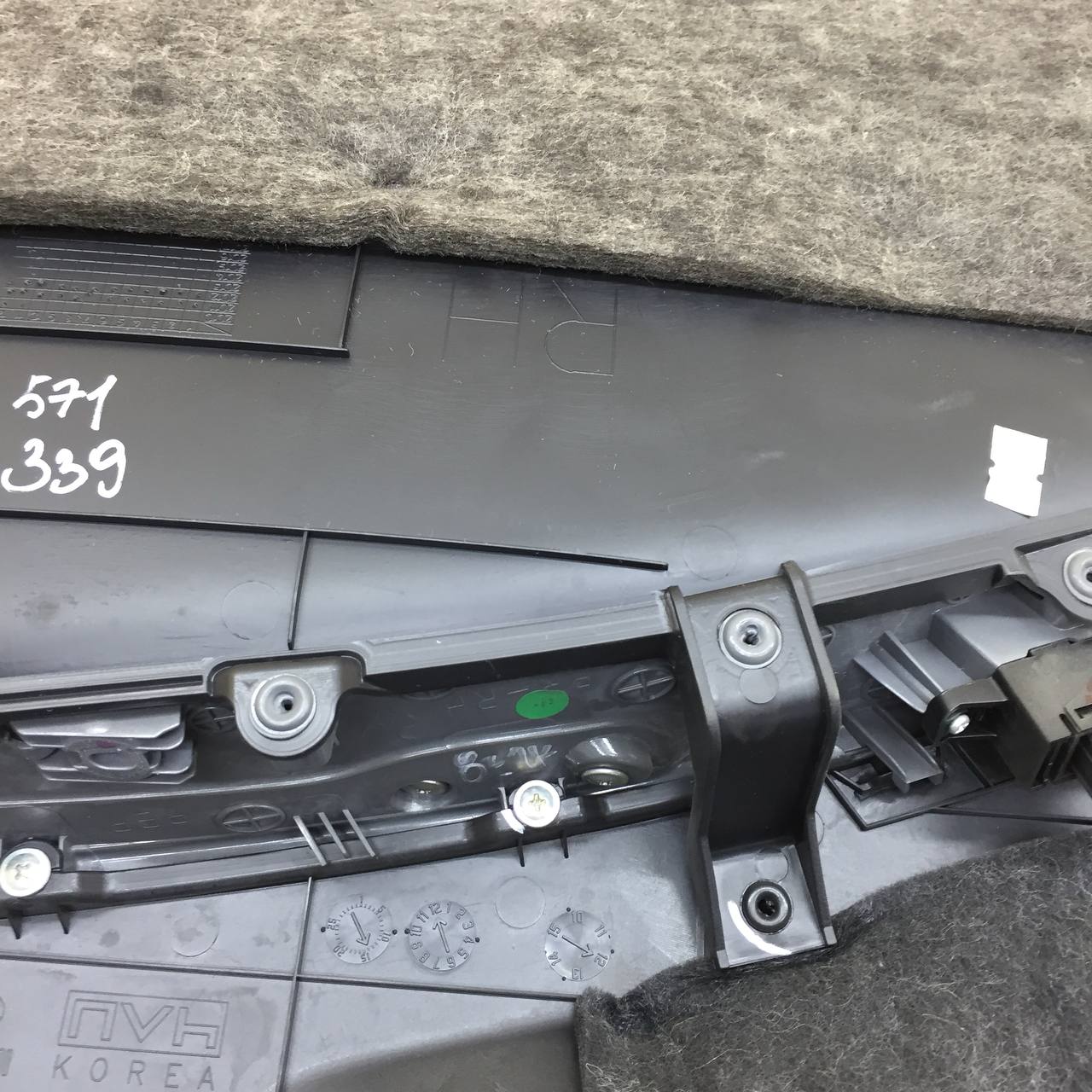 Обшивка двери задней правой Hyundai Solaris (RB) 2010-2017