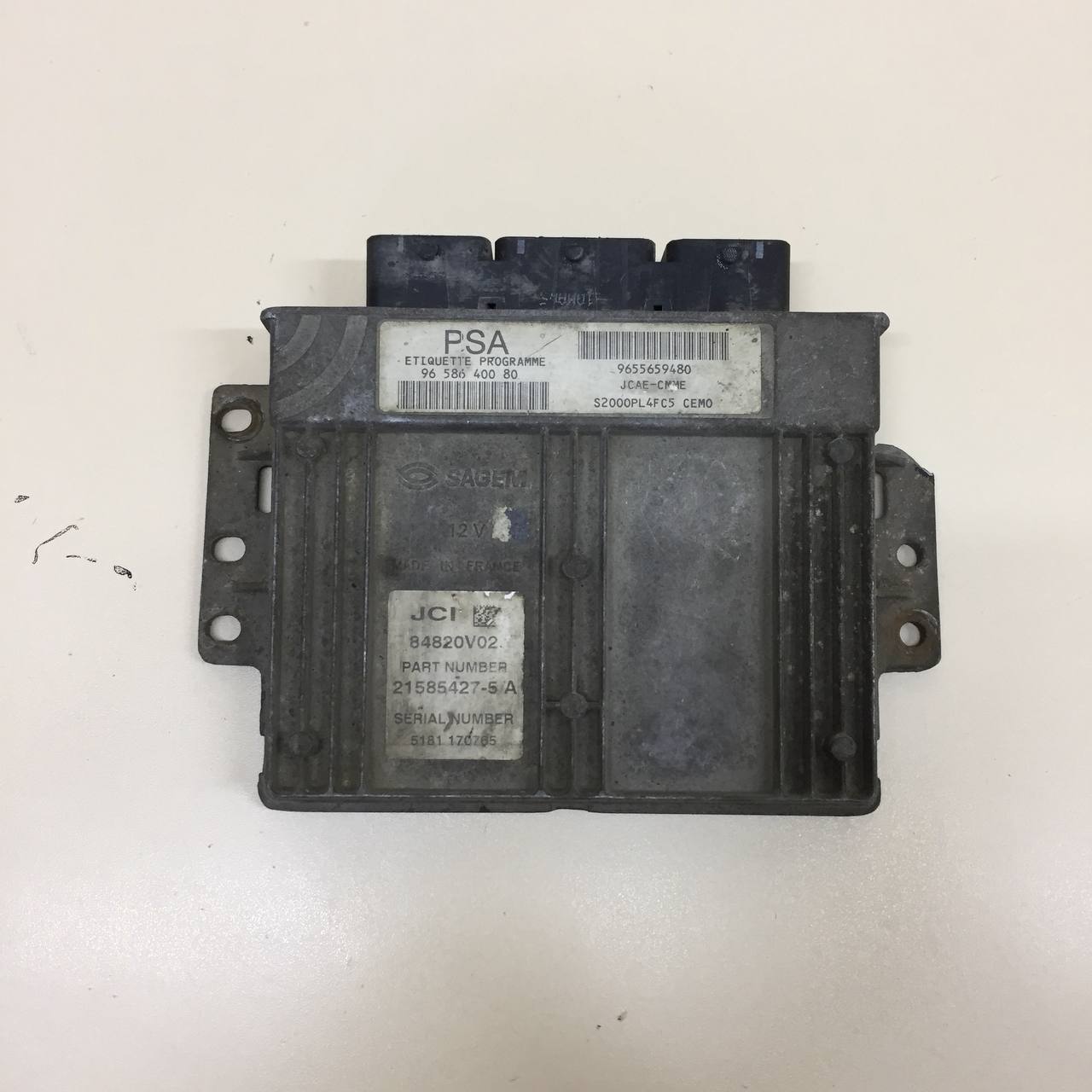 Блок управления двигателем Peugeot 206 1998-2012 Блок управления двигателем Peugeot 206 1998-2012