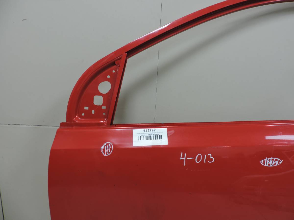 Дверь передняя левая Kia Picanto (JA) 2017>