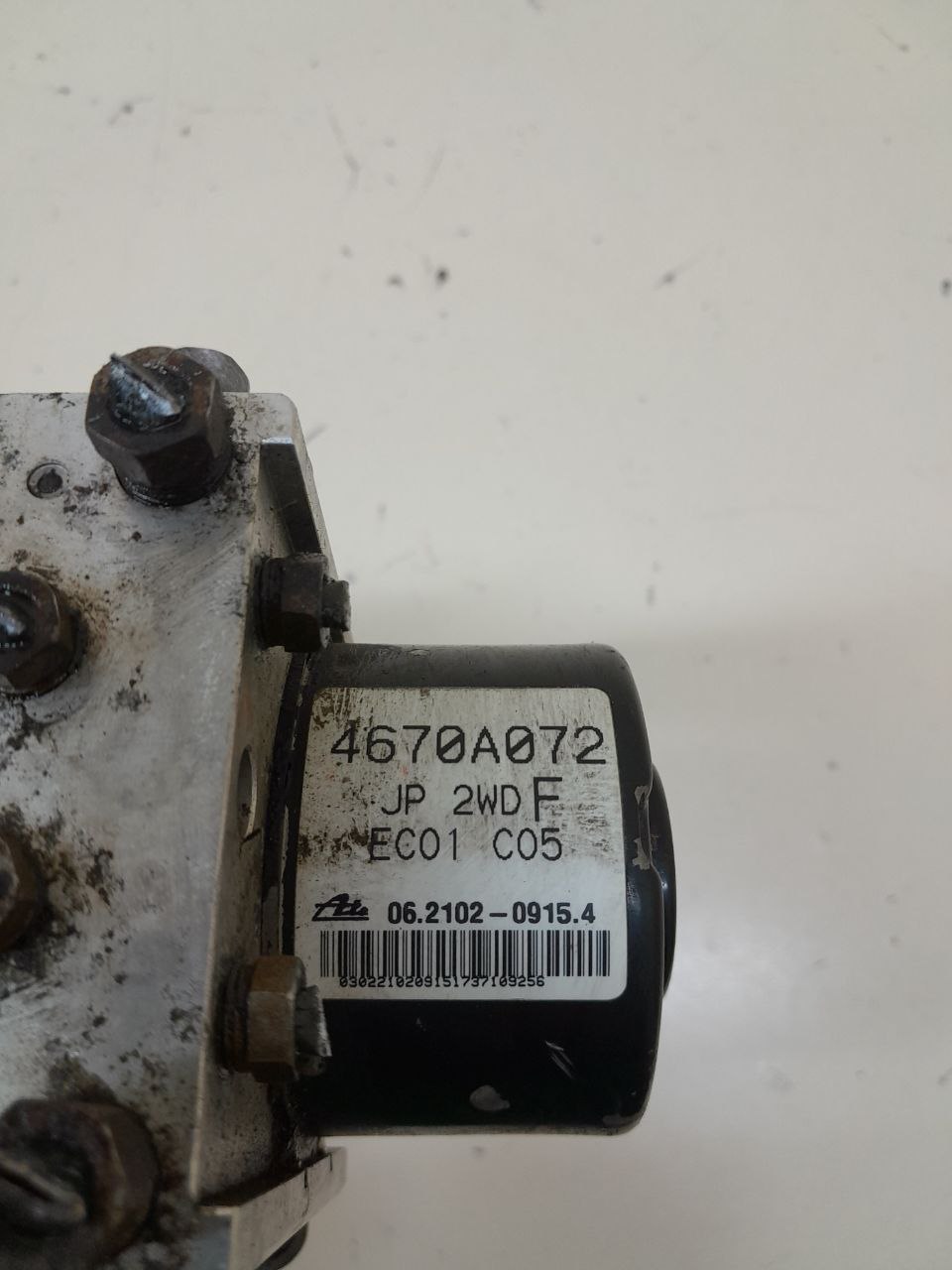 Блок ABS (насос) Mitsubishi Lancer X (CX, CY) 2007> Блок ABS (насос) Mitsubishi Lancer X (CX, CY) 2007>