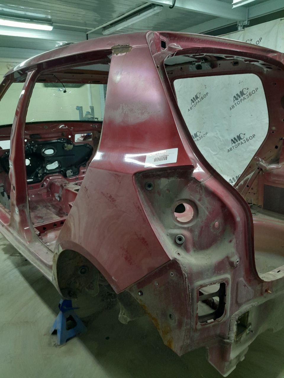 Крыло заднее левое Skoda Fabia (5J) 2007-2014