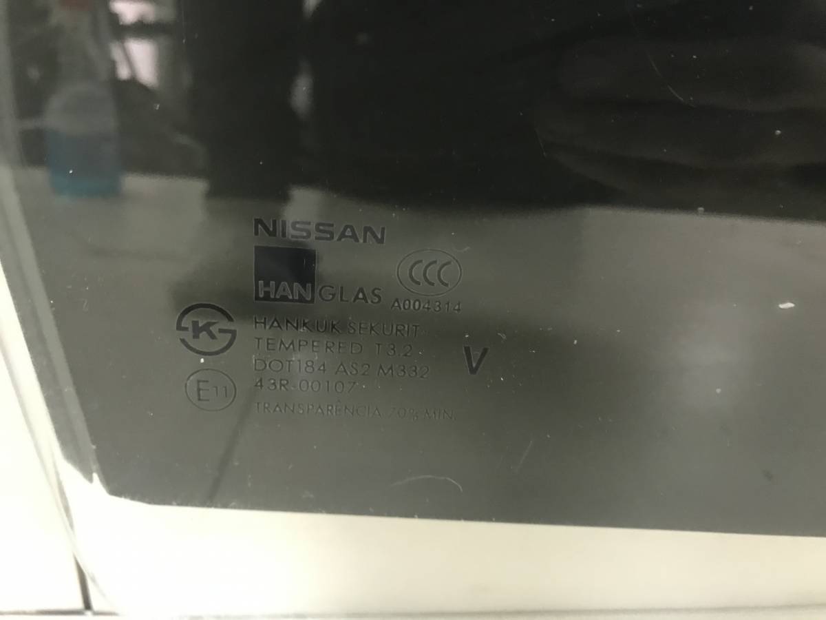 Стекло двери задней правой Nissan Almera Classic (B10) 2006-2013