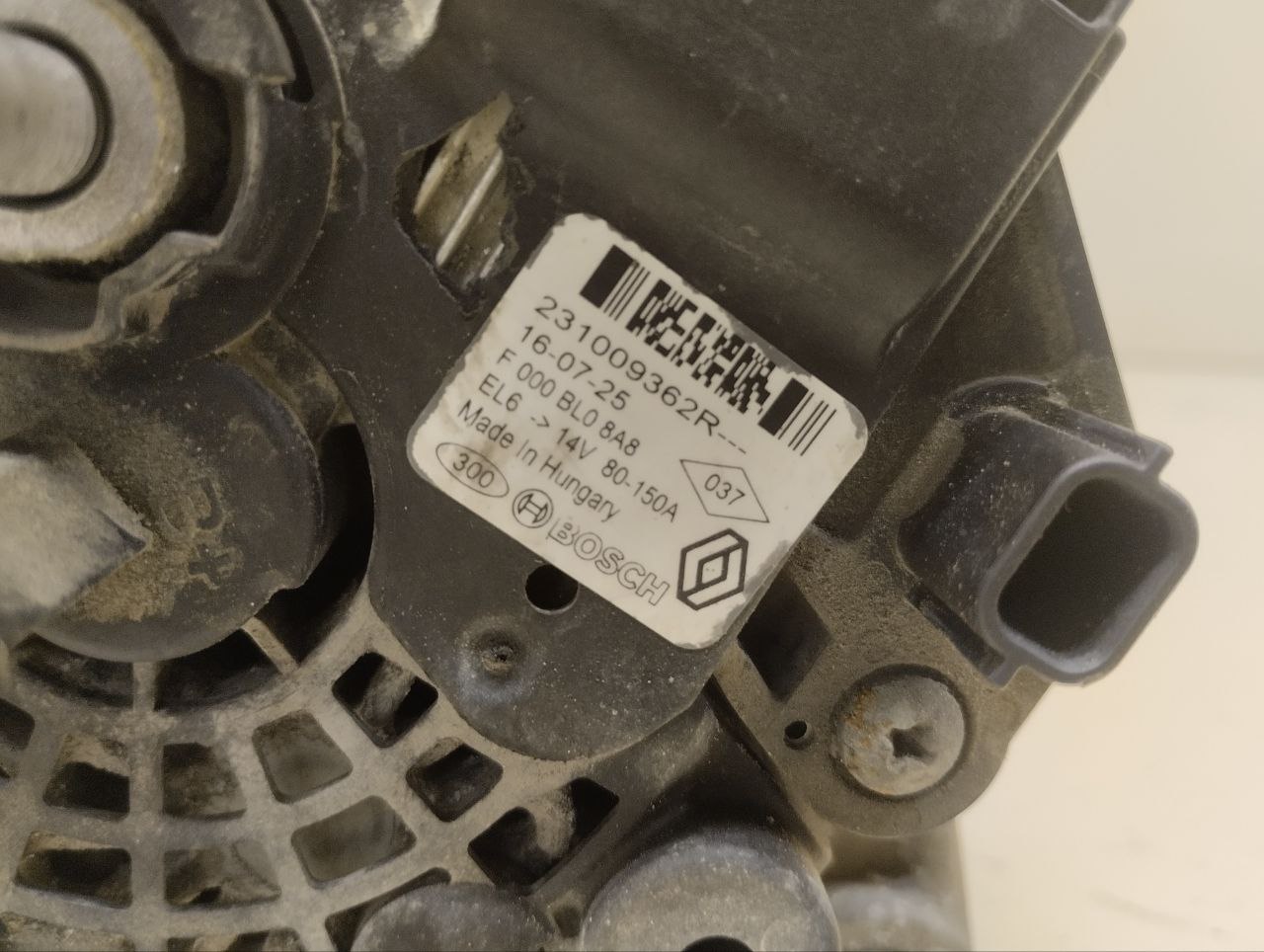 Генератор Renault Duster (HSA, HSM) 2012> Генератор Renault Duster (HSA, HSM) 2012>