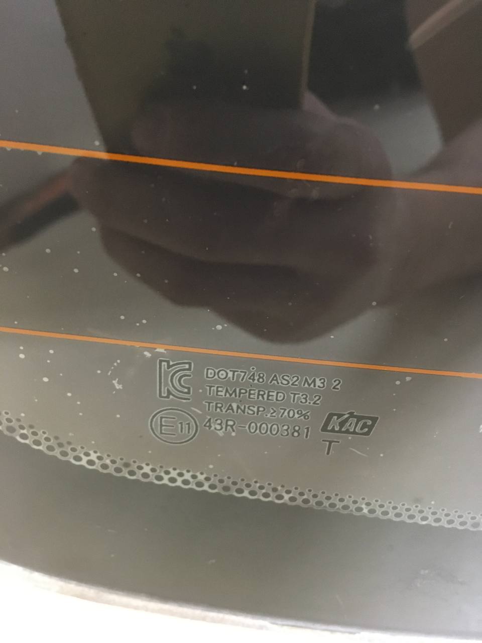 Стекло заднее Hyundai Solaris (RB) 2010-2017