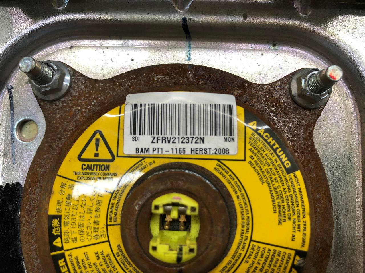 Подушка безопасности в рулевое колесо Mazda BT-50 2006-2012