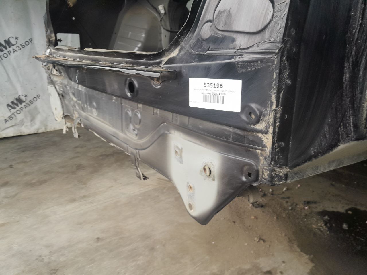 Панель задняя Mitsubishi Lancer X (CX, CY)  2007>