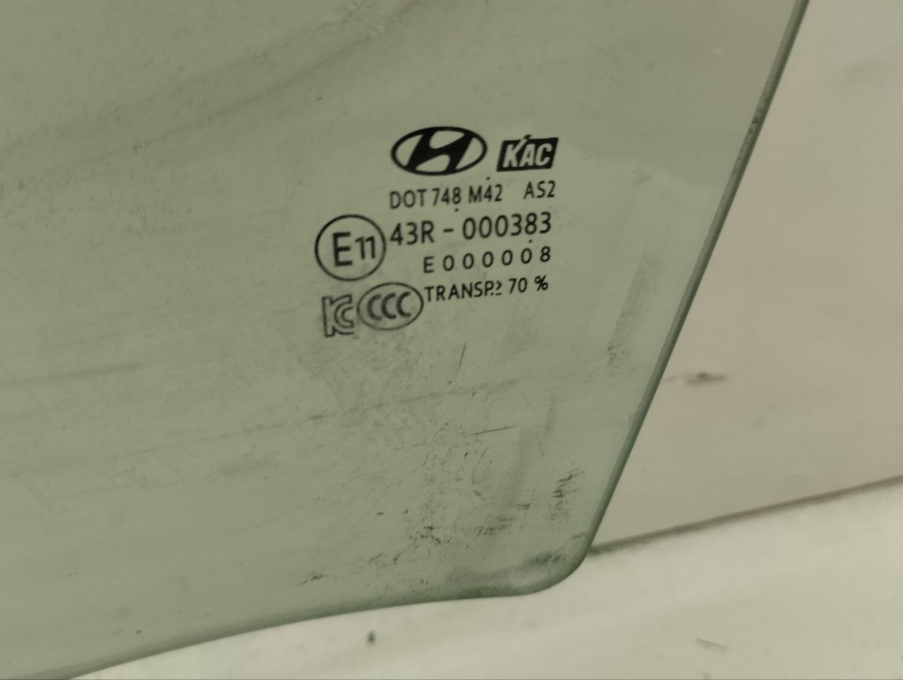 Стекло двери передней левой Hyundai Sonata 7 (LF) 2017-2019 Стекло двери передней левой Hyundai Sonata 7 (LF) 2017-2019