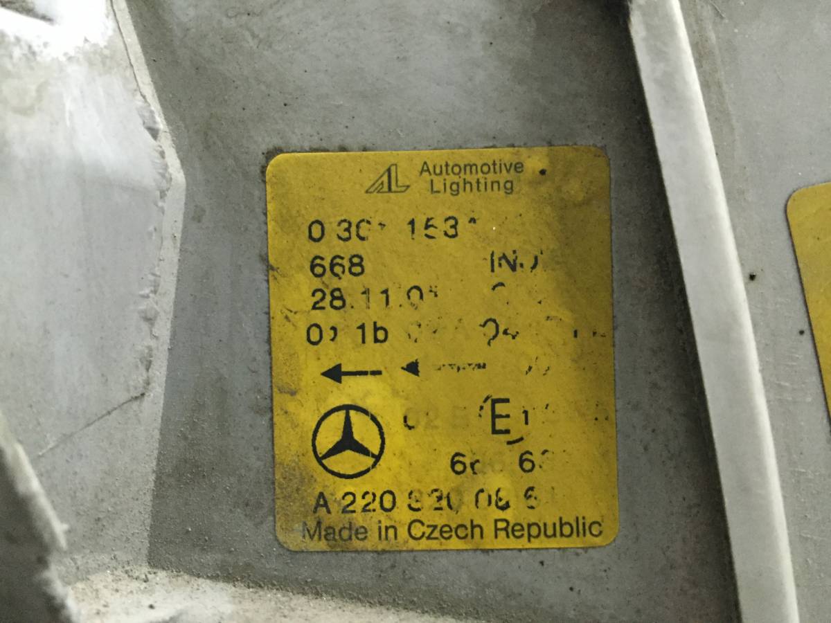 Фара правая Mercedes-Benz S-Class (W220) 1998-2005