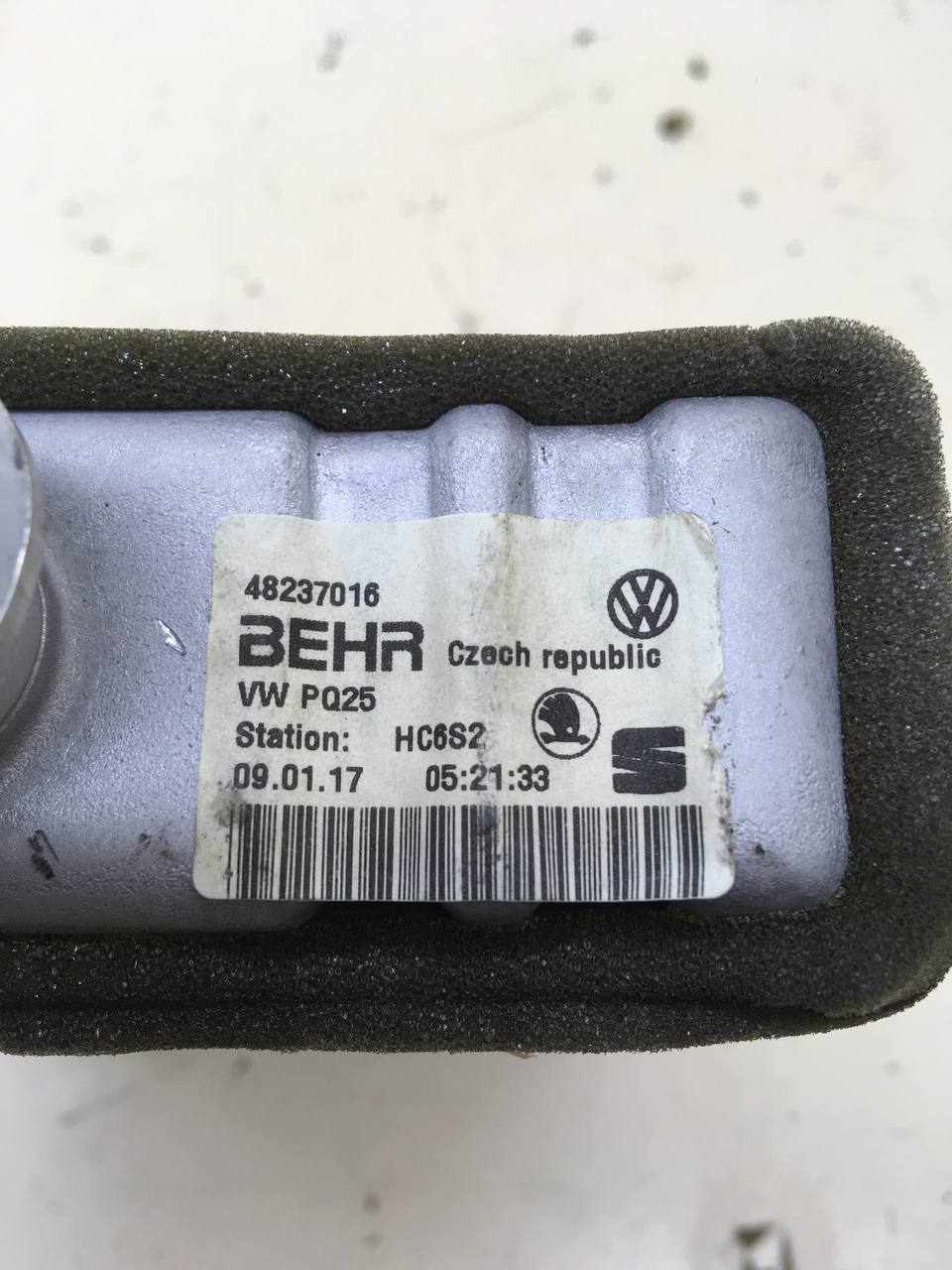 Радиатор отопителя Volkswagen Polo (MK5) 2011-2020 Радиатор отопителя Volkswagen Polo (MK5) 2011-2020