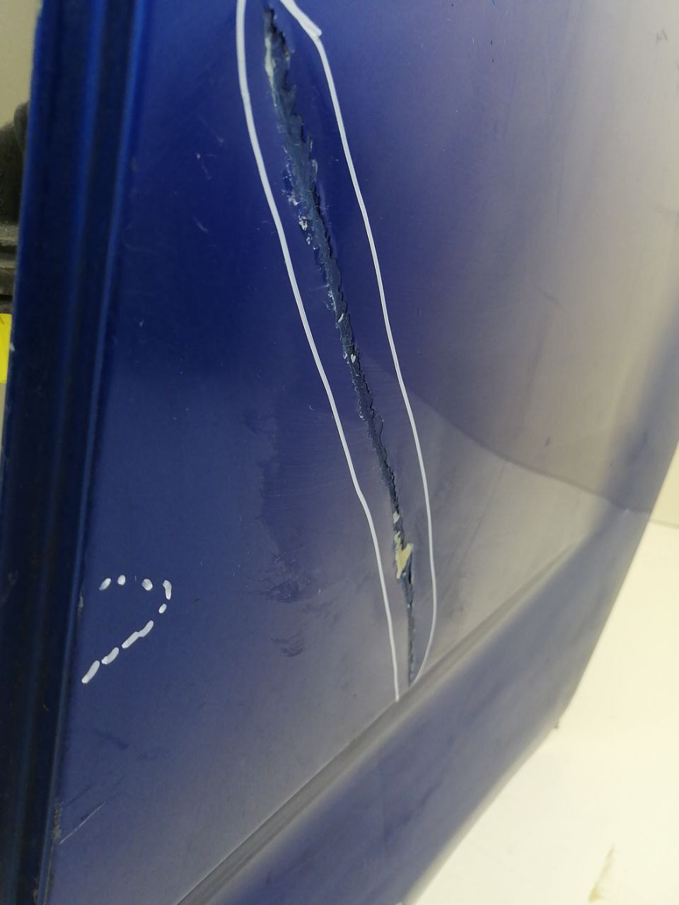 Дверь задняя левая Chevrolet Spark (M300) 2010-2015
