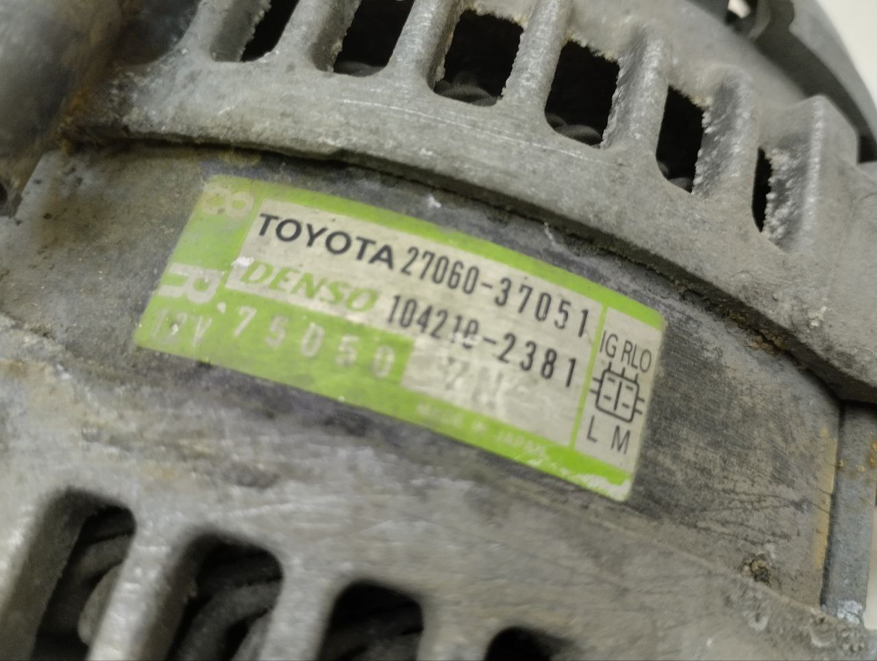 Генератор Toyota Rav 4 (A30) 2006-2013 Генератор Toyota Rav 4 (A30) 2006-2013