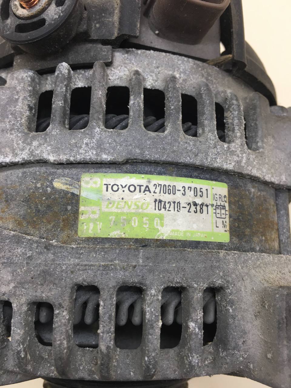 Генератор Toyota Rav 4 (A30) 2006-2013 Генератор Toyota Rav 4 (A30) 2006-2013