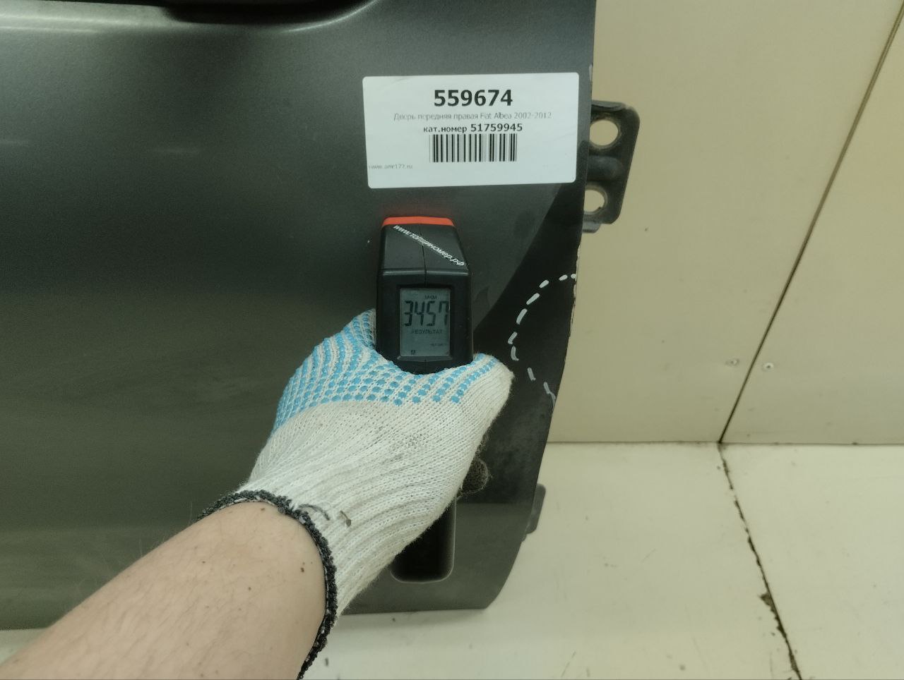 Дверь передняя правая Fiat Albea 2002-2012