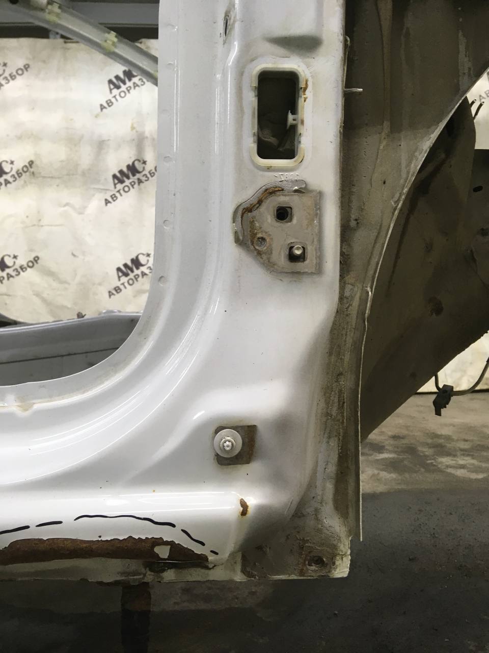 Порог со стойкой правый Renault Logan (2) 2014>