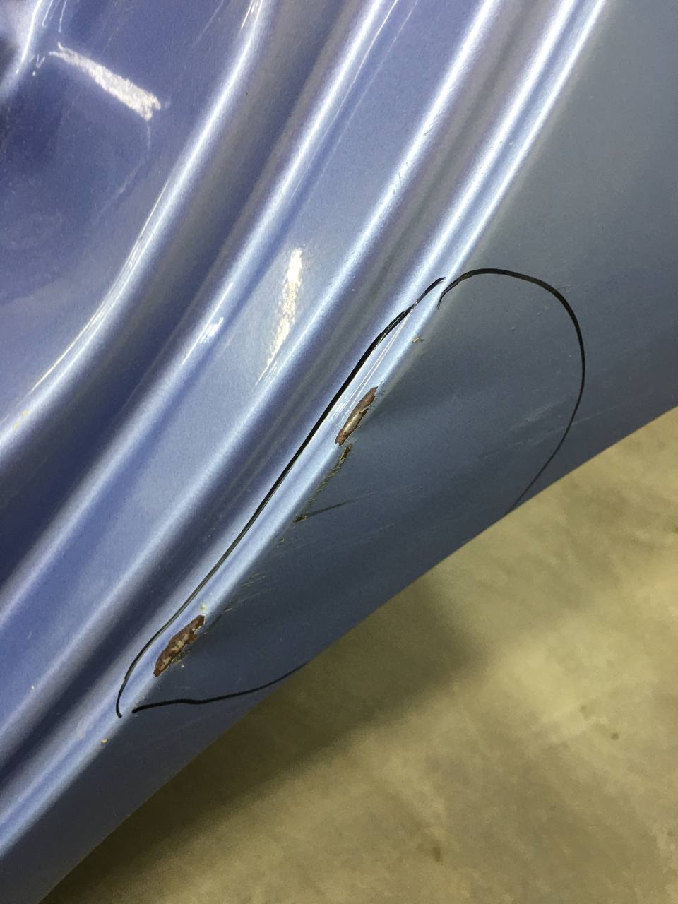 Крыло заднее левое Kia Picanto (BA) 2005-2011