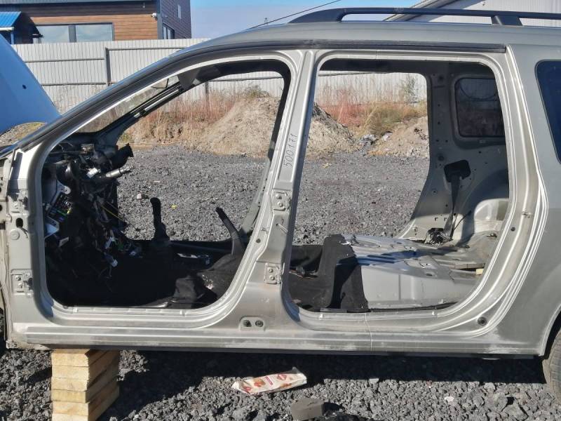 Порог со стойкой левый Lada Largus 2012>