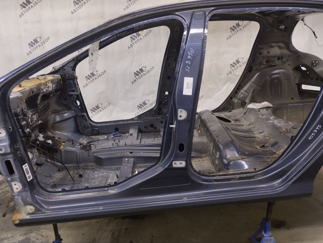 Порог со стойкой левый Peugeot 308 2007>