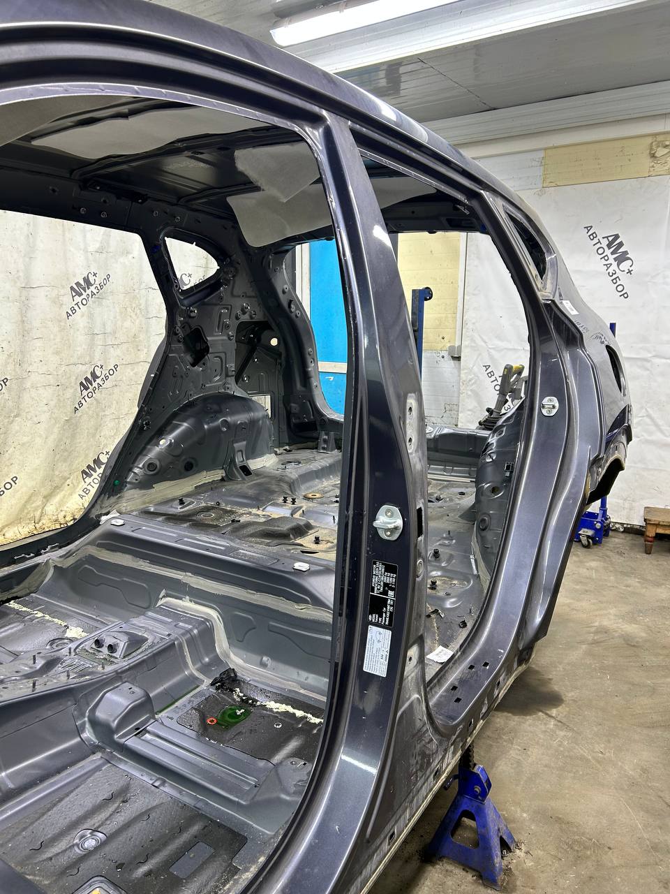Порог со стойкой левый Hyundai Tucson (TL) 2015-2021