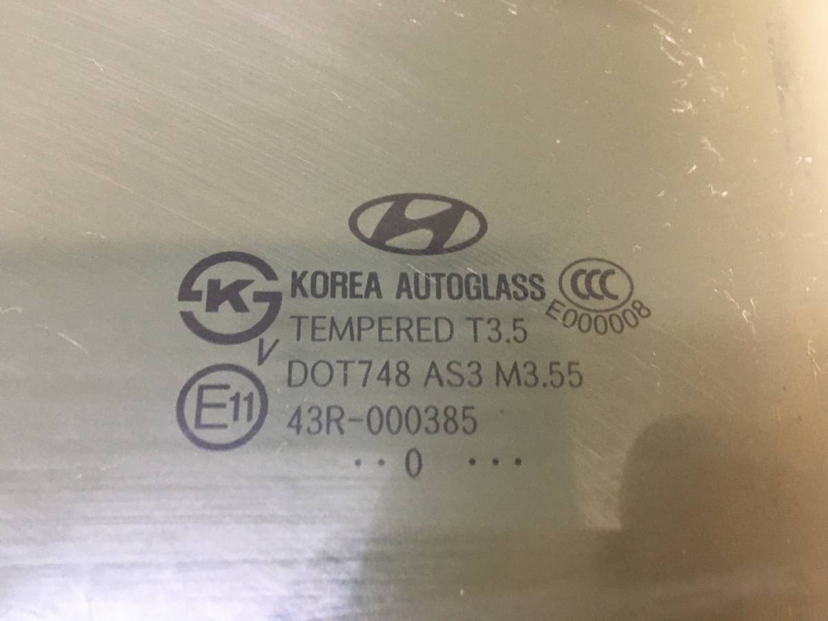 Стекло двери задней левой Hyundai ix55 2007-2013