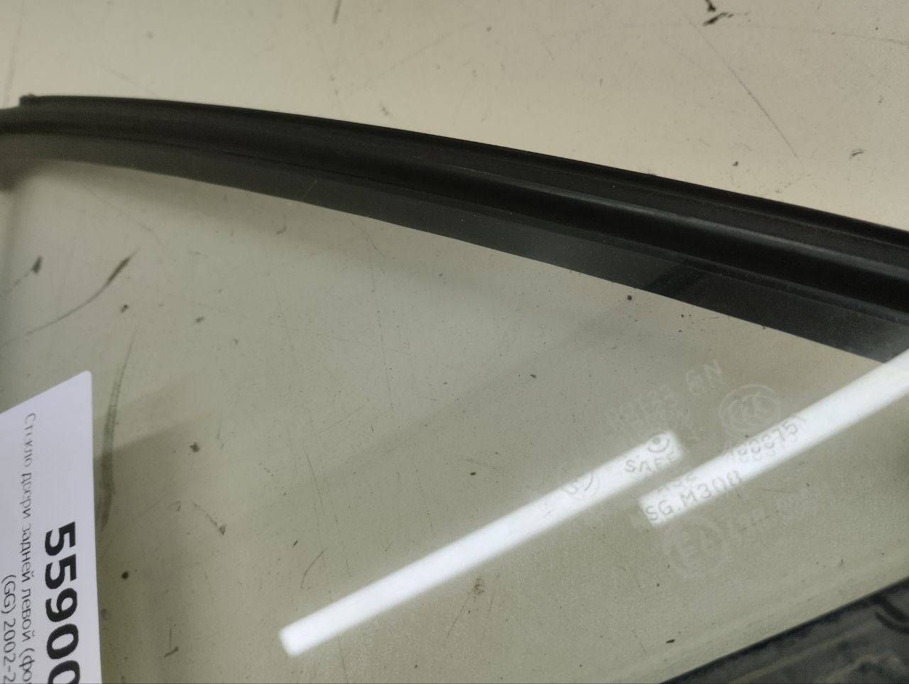 Стекло двери задней левой (форточка) Mazda Mazda 6 (GG) 2002-2007 Стекло двери задней левой (форточка) Mazda Mazda 6 (GG) 2002-2007