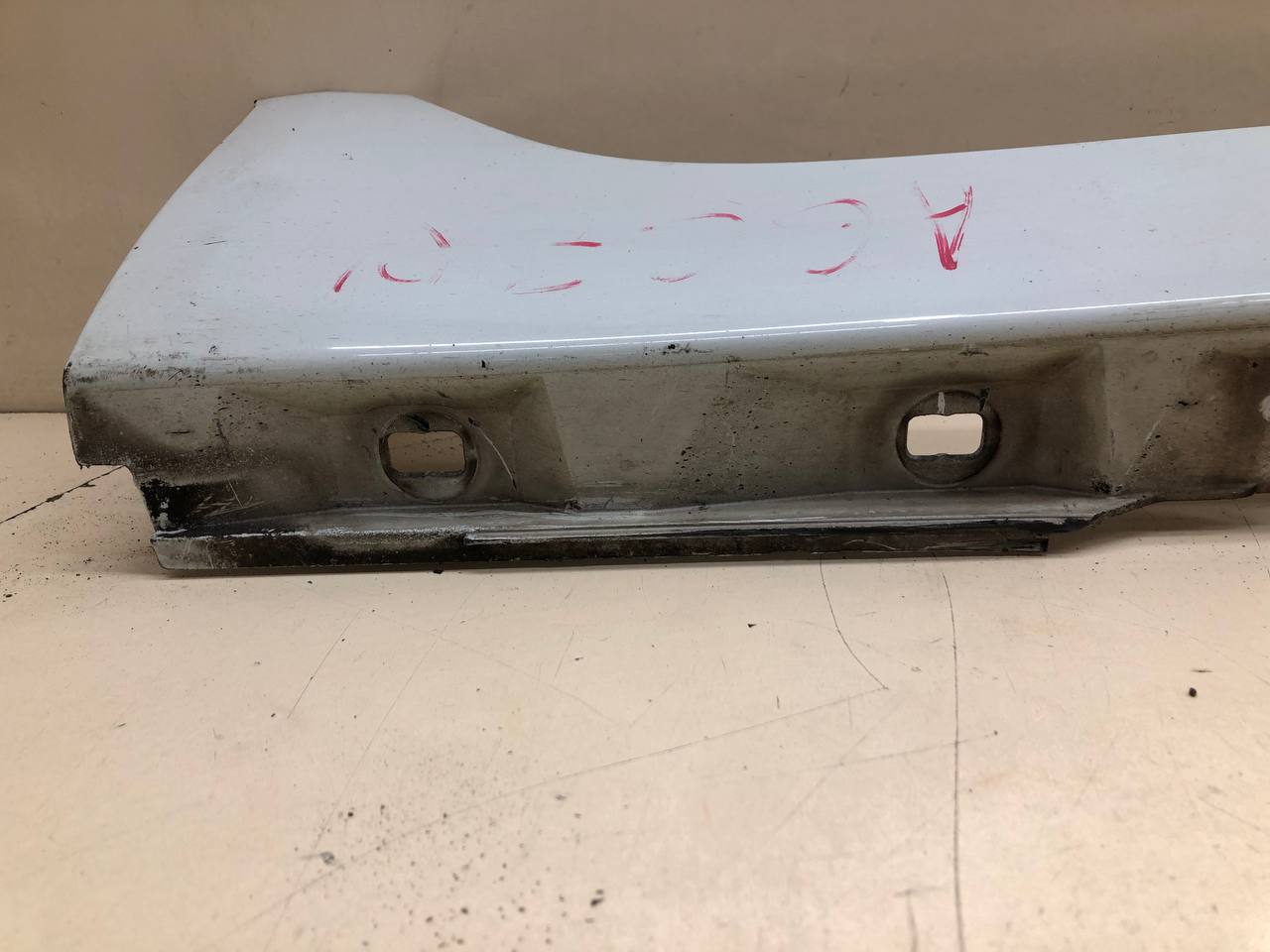 Накладка на порог (наружная) Audi A6 (C7) 2011>