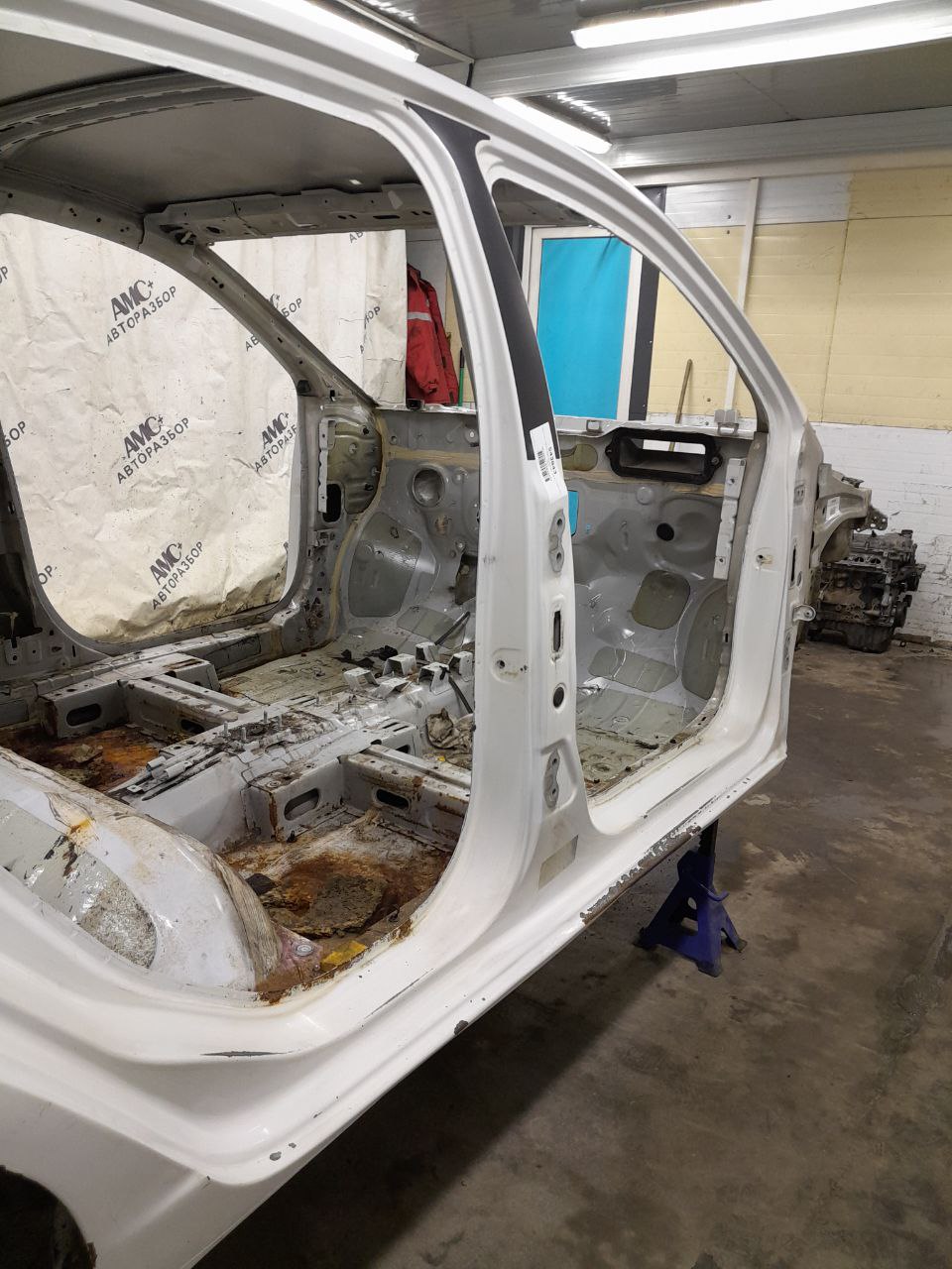 Порог со стойкой правый Chevrolet Cobalt (T250) 2011-2015