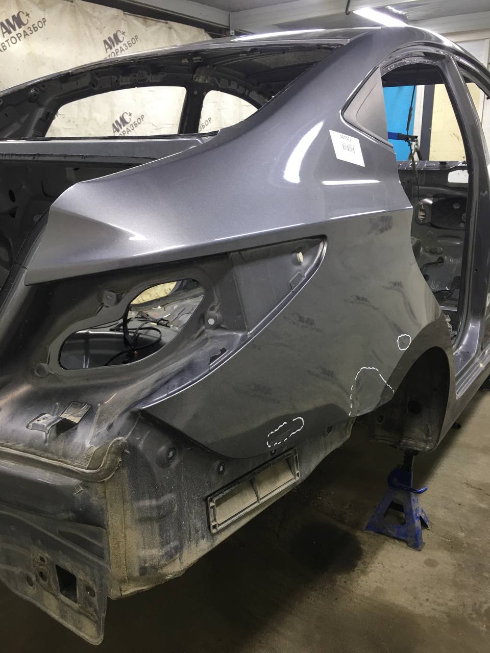 Крыло заднее правое Hyundai Solaris (RB) 2010-2017