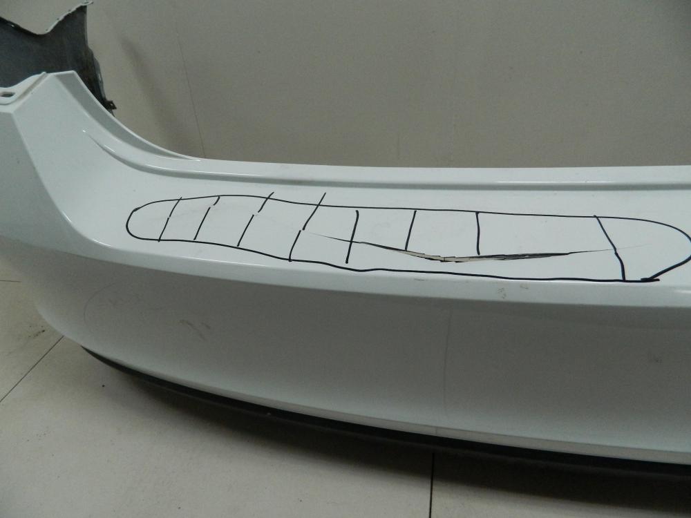 Бампер задний Skoda Rapid 2012-2020