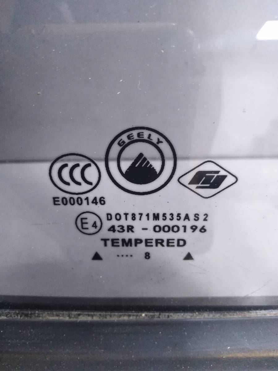 Стекло двери задней правой (форточка) Geely MK 2008-2015