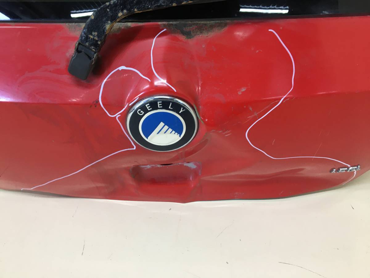 Дверь багажника со стеклом Geely MK Cross 2011>