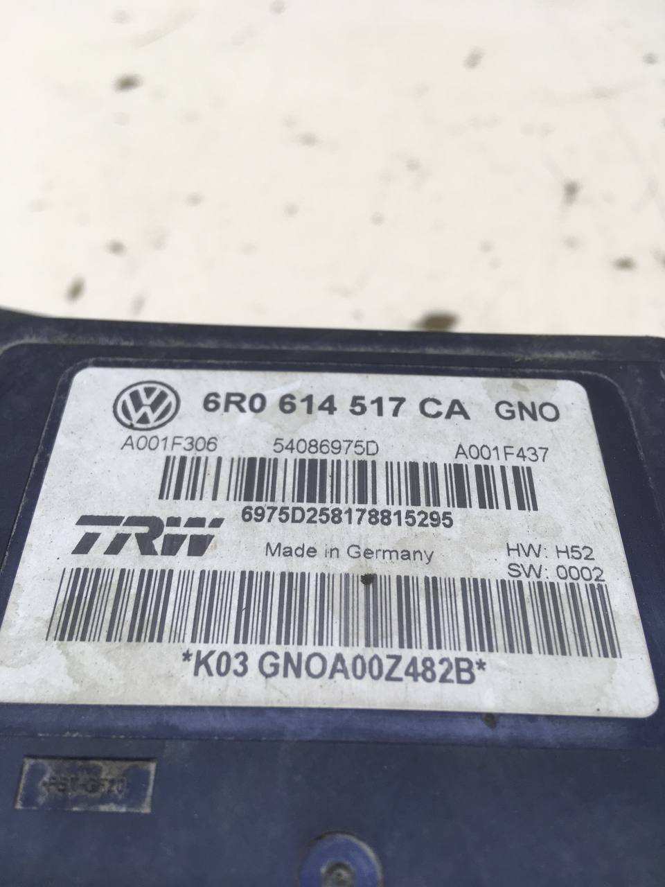 Блок ABS (насос) Skoda Rapid 2012-2020