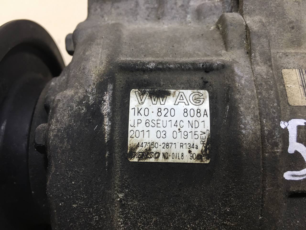 Компрессор системы кондиционирования Volkswagen Passat B7 2011-2015