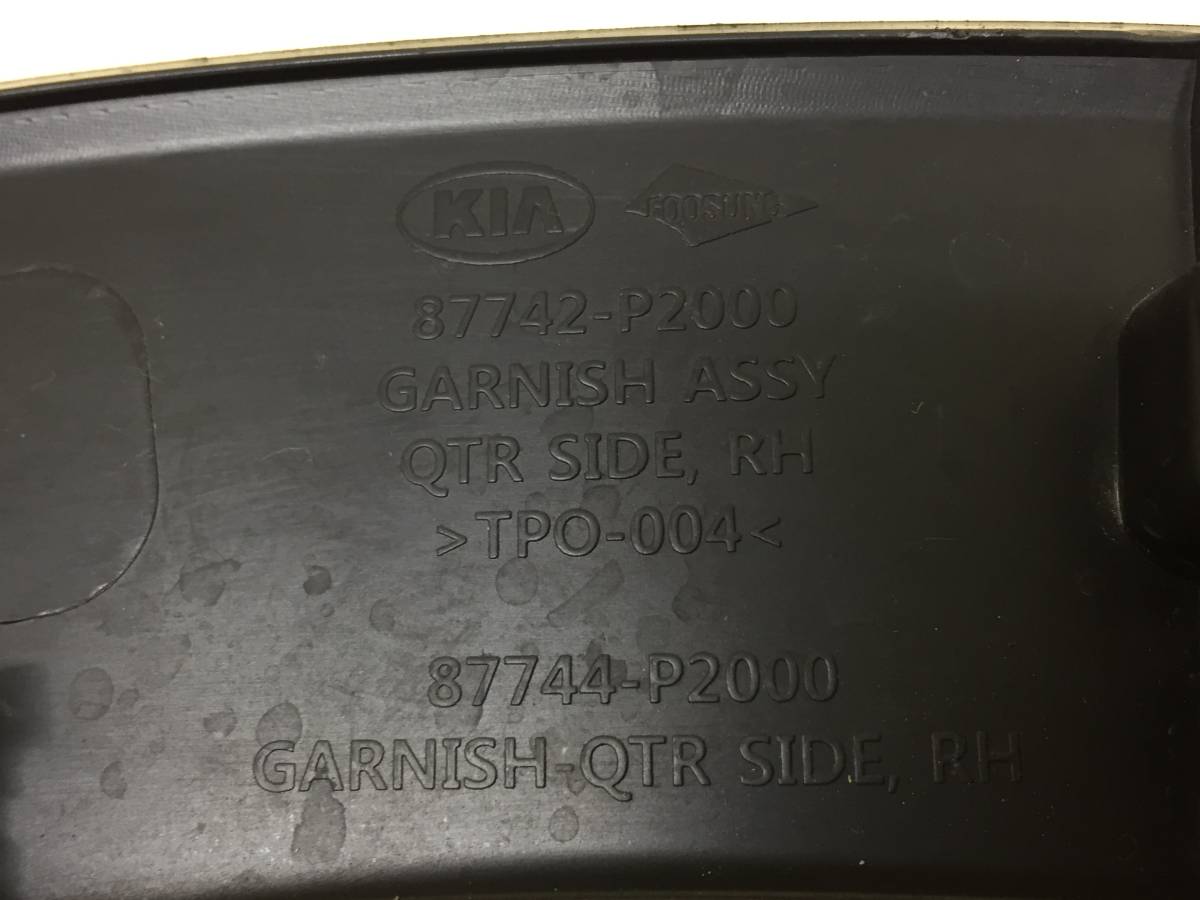 Накладка заднего крыла правого Kia Sorento 2020>