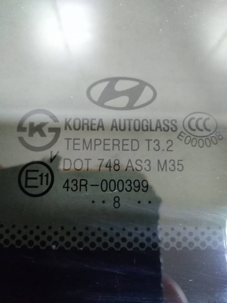 Стекло кузовное глухое левое Hyundai Santa Fe (CM) 2006-2012