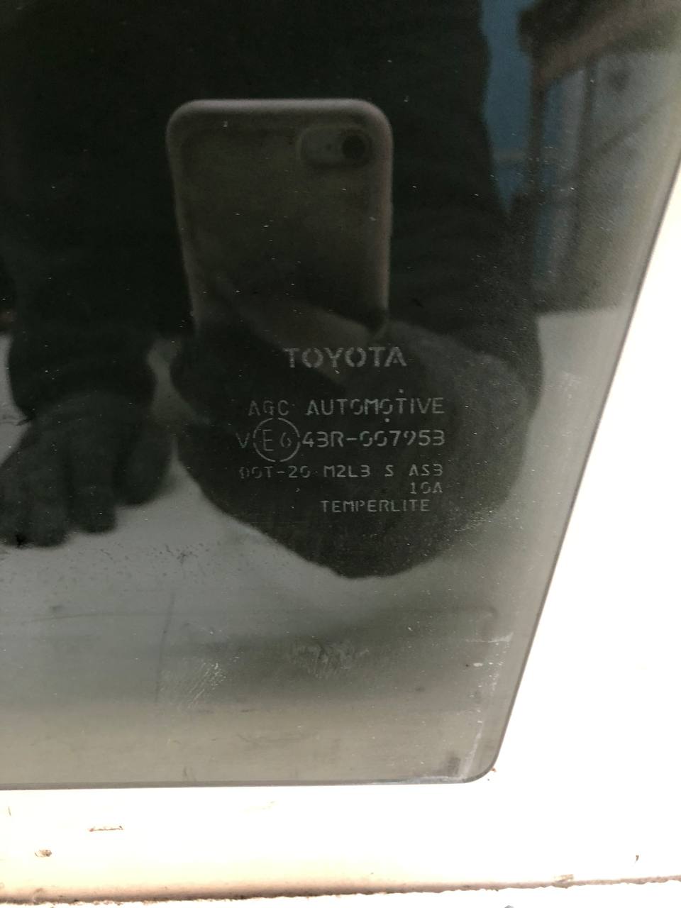 Стекло двери задней правой Toyota Rav 4 (XA40) 2013-2019
